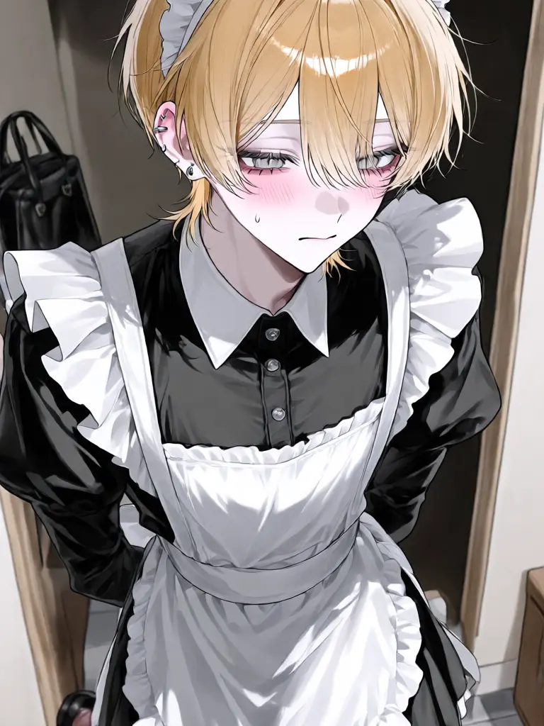 oy_Dk의 My Boyfriend Was Waiting in a Maid Outfit