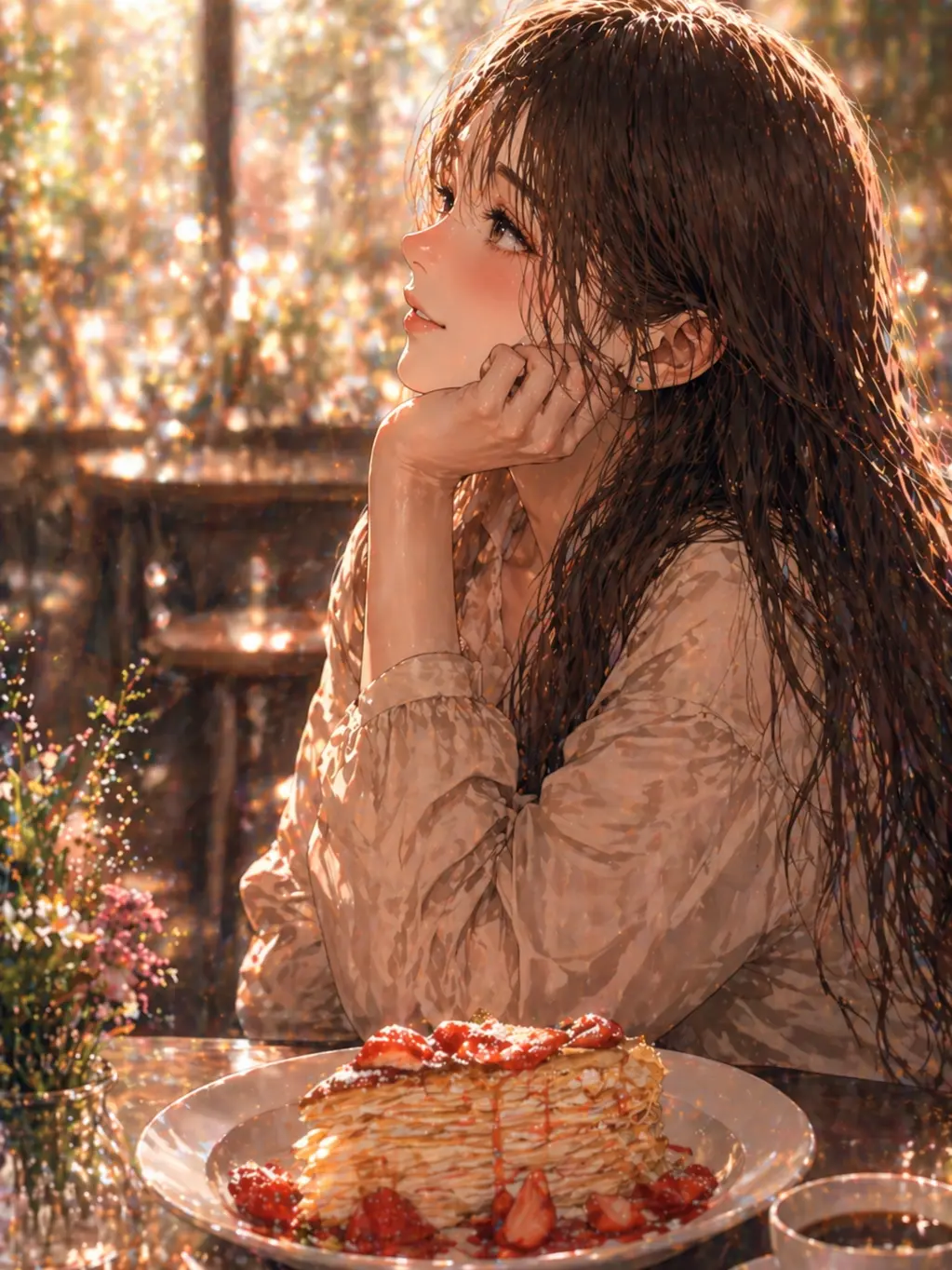 PastelGold3464의 いちごミルクレープ