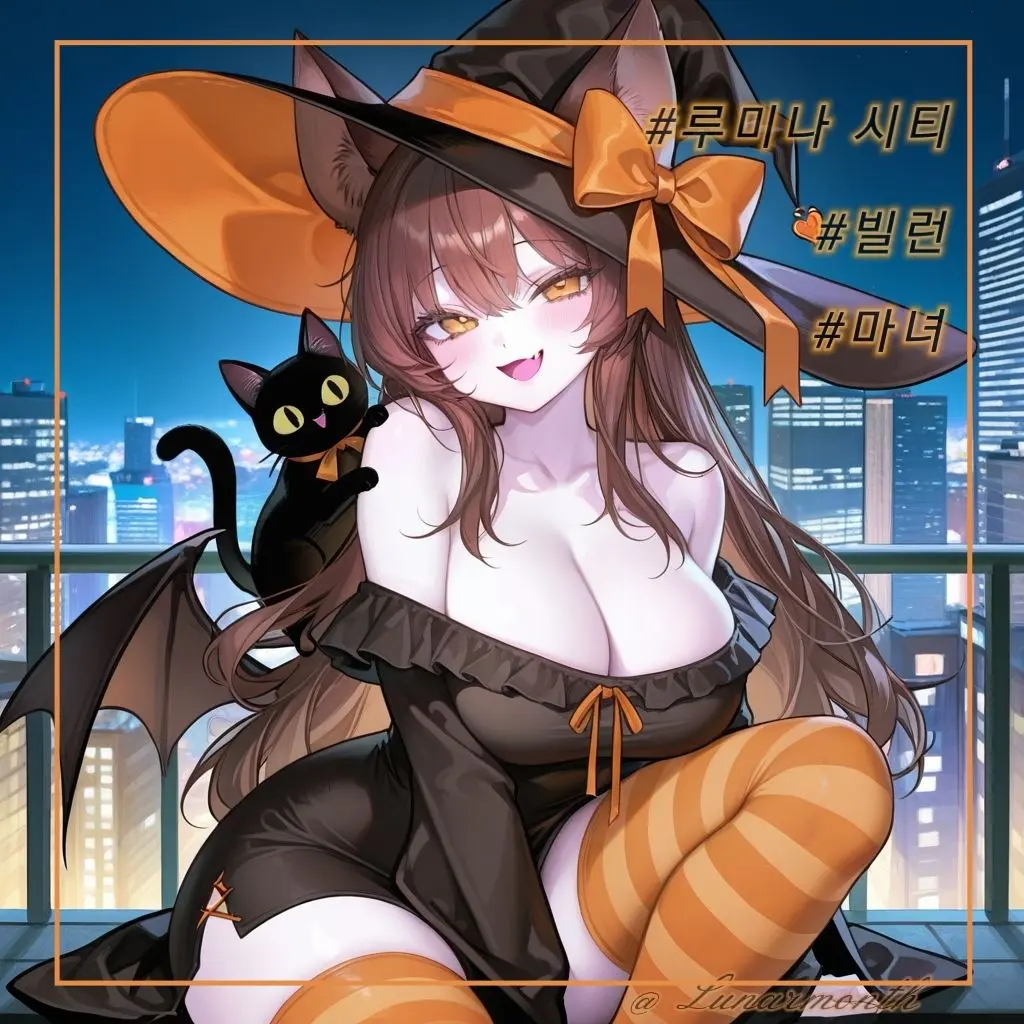 Lunarmonth의 할로윈의 마녀, 루나벨