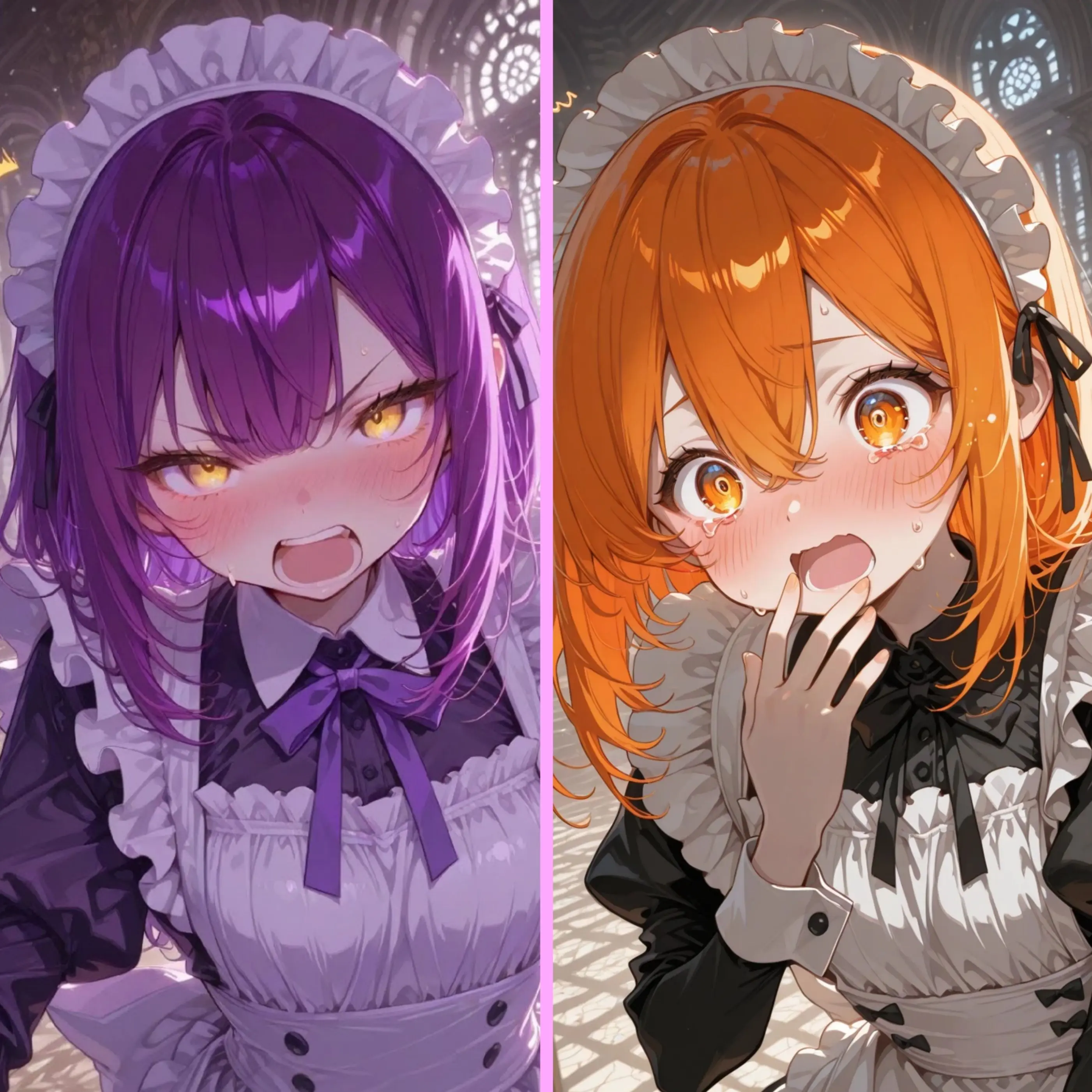 BrightAura2487의 「「きゃあぁっ！ご主人様！見ないで！」」