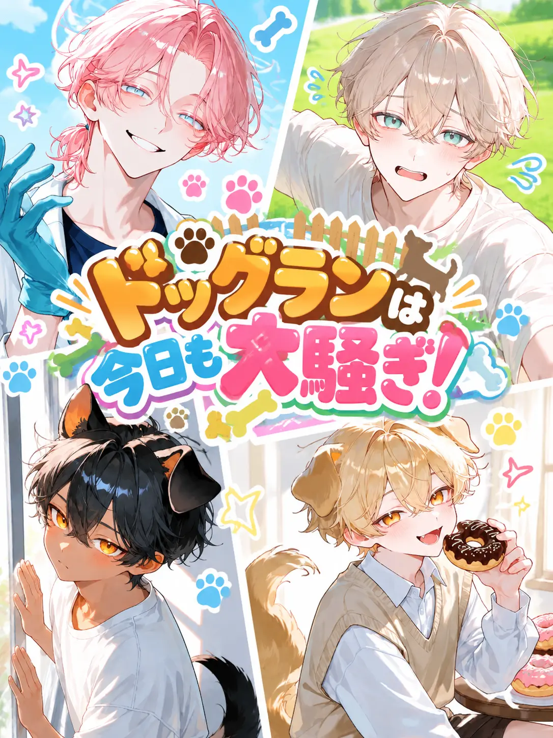 Potepote_2112의 ドッグランは今日も大騒ぎ！