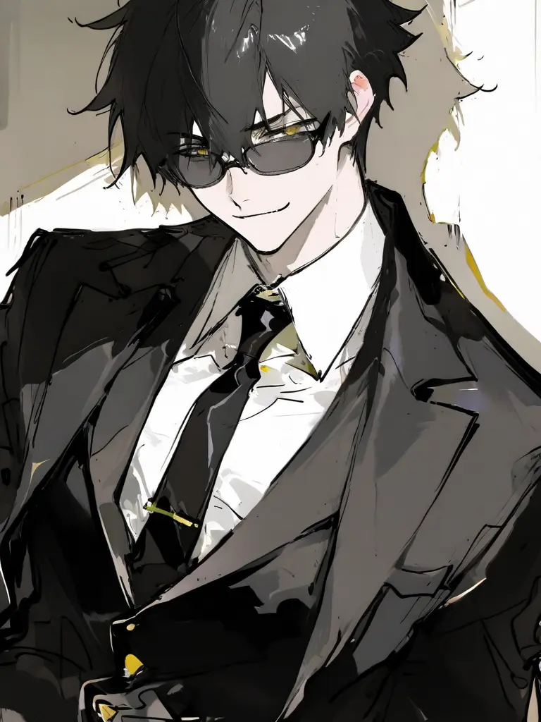 saba__의 おふざけボスの隣にはふざけた毒舌幹部。