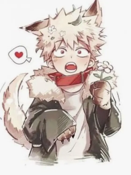 PickyGecko5364의 Katsuki Bakugo wolf hybrid