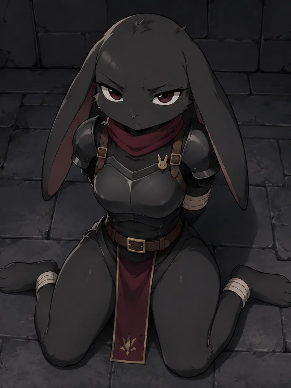 sparro0ow의 Captured Black Rabbit Knight