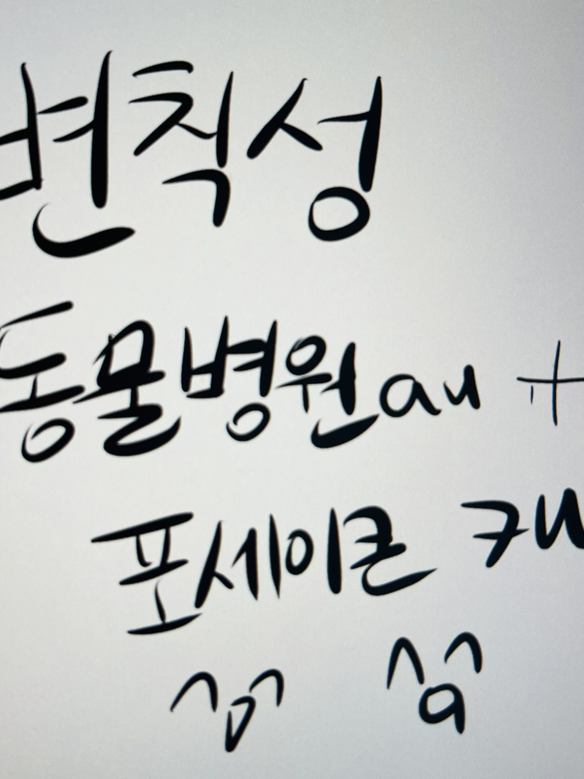 변칙성 동물병원+포세이큰 캐+여우 대표 이미지