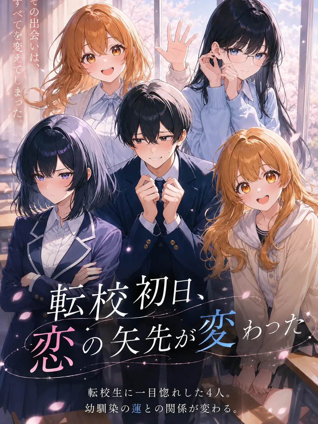 KURO-KAWA의 『転校初日、恋の矛先が変わった』