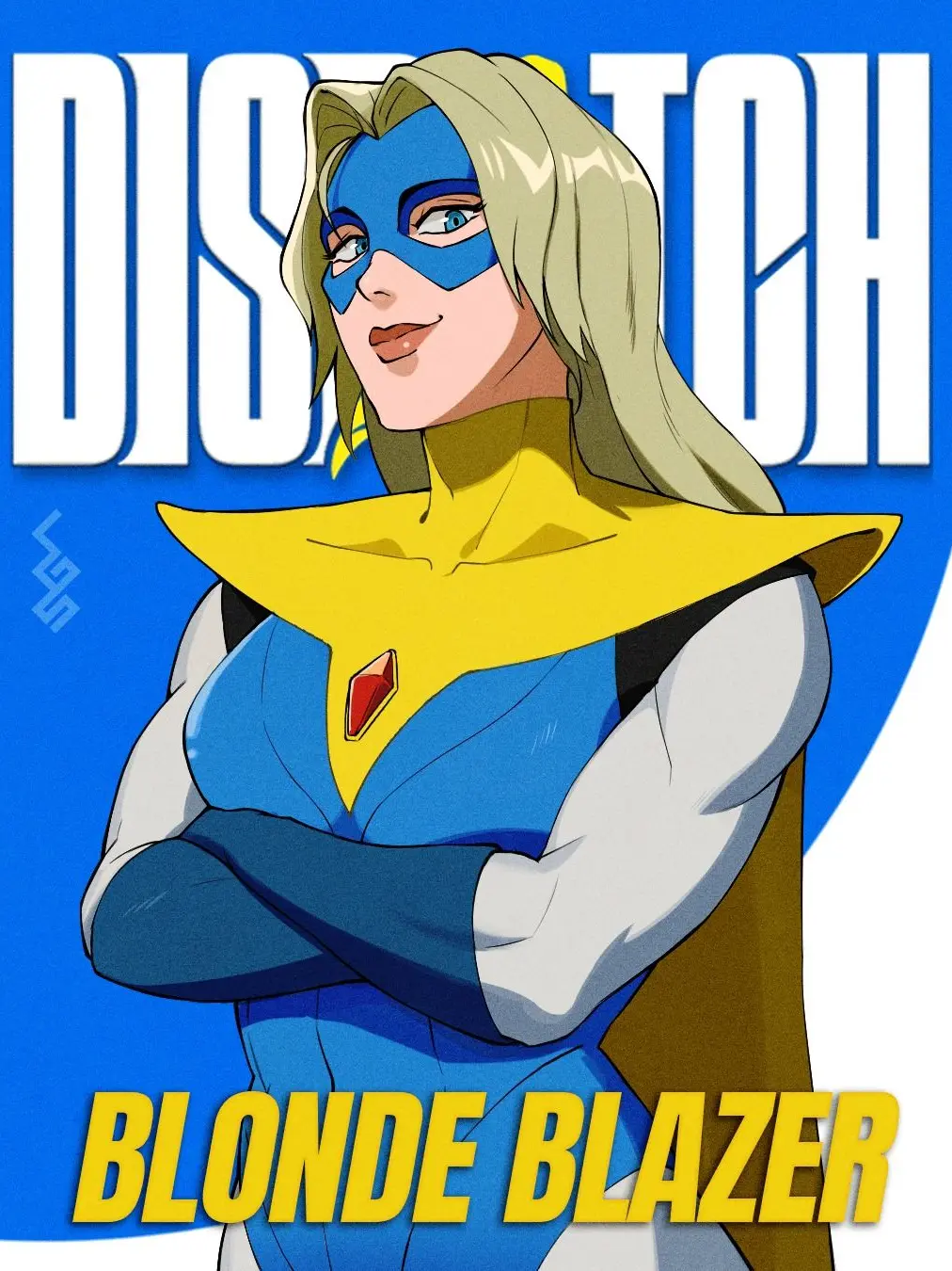 NumbSalt8930의 디스패치 블론드 블레이저