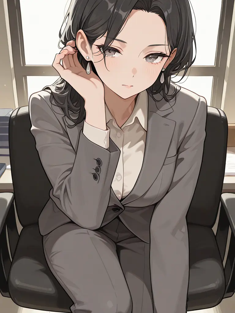 NimbleSlide5335의 【厳格指導】黒髪の冷徹上司