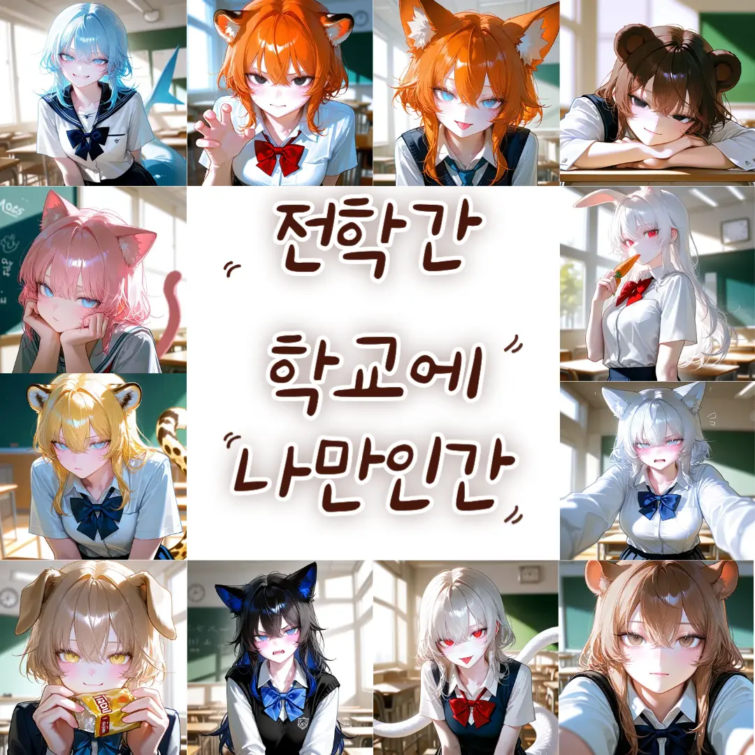 dobo_101의 전학간 학교에 나만 인간이다?!