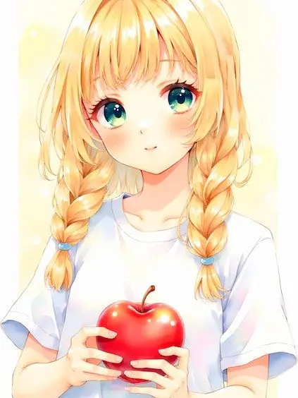 chaah162의 사과소녀 줄리아