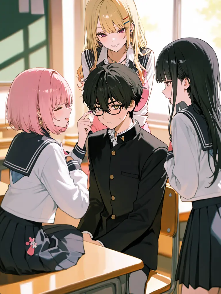 RipestBasil3258의 ハーレムの中心は「真面目な男子」？