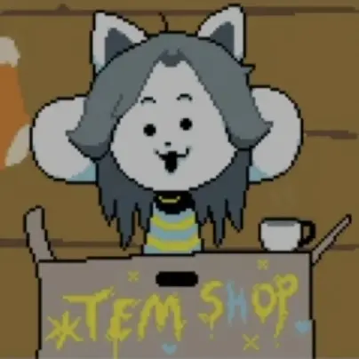 Mastercake의 언더테일에! 테미에!상점!!!!!!