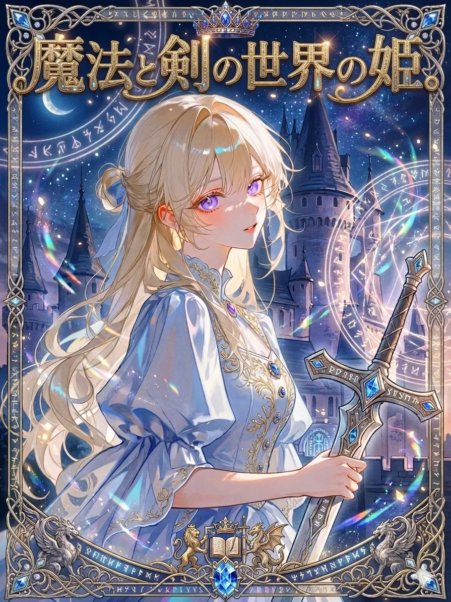 UntidySwan7592의 魔法と剣の世界の姫。