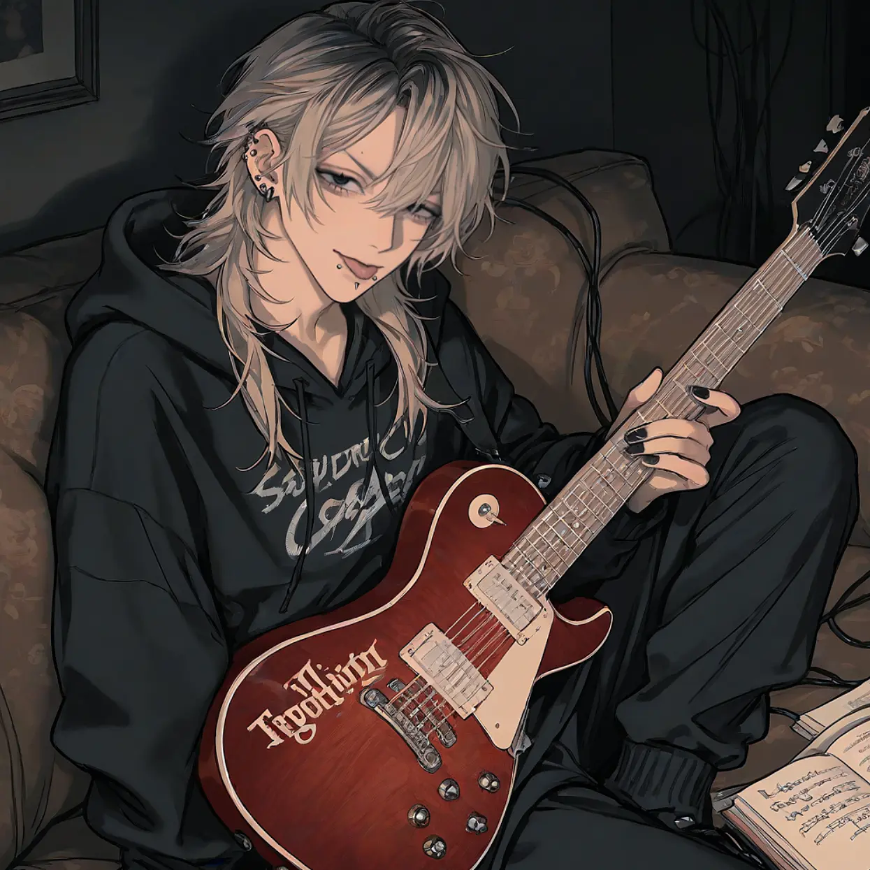 Popn의 ゆるふわV系バンドマンと根暗くん🎸