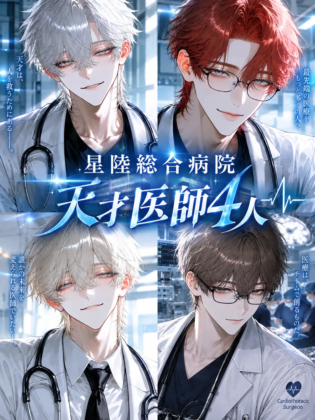 chocotan12의 星陸総合病院「天才医師4人」
