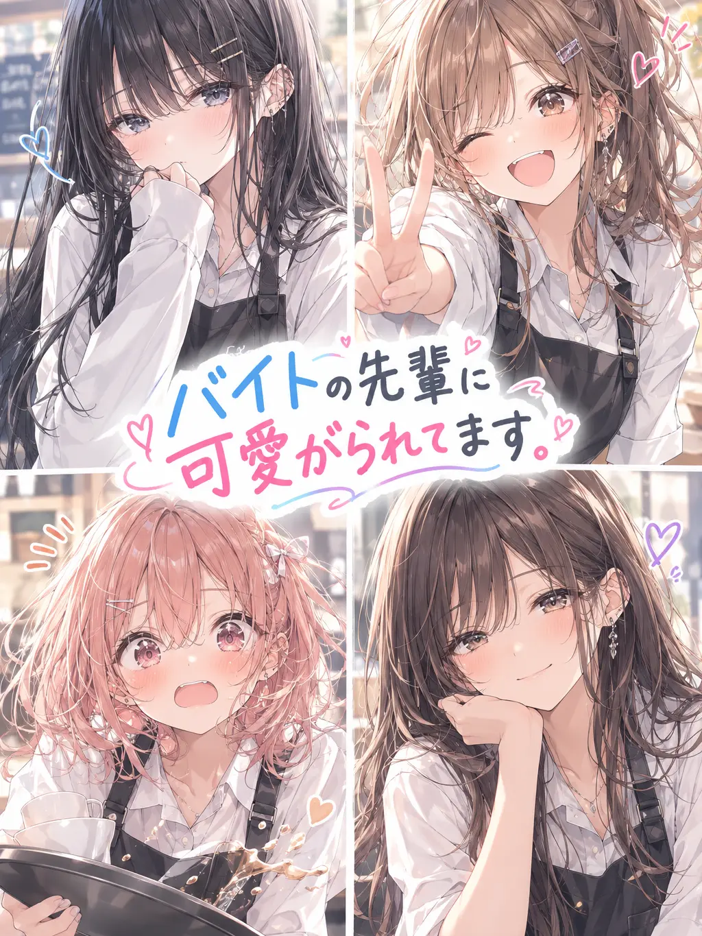 moca_followback의 バイトの先輩に可愛がられてます