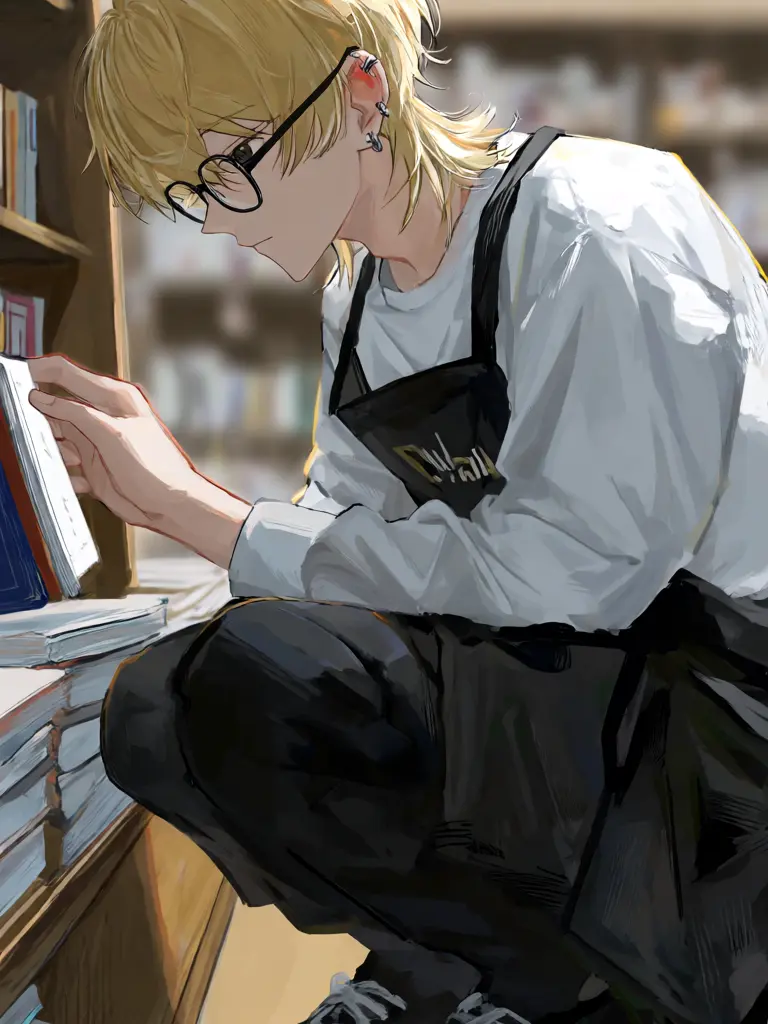 meganeaisitel의 The Pathetic 'Cool Guy' Bookstore Clerk ✦