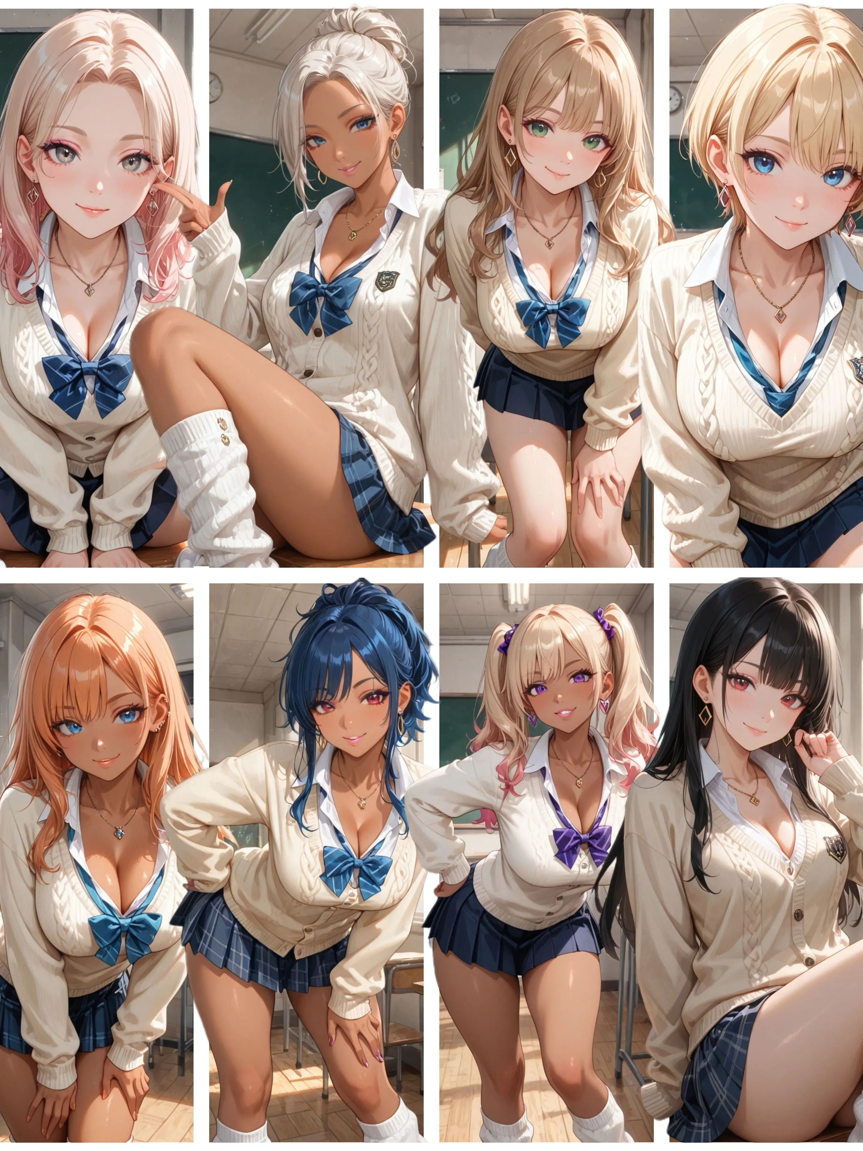 ArcticRings3200의 転校先がギャルだらけだった