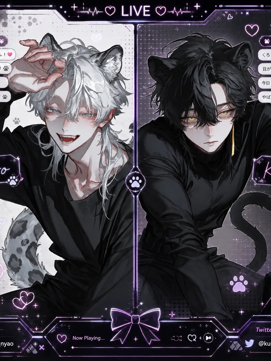 bl_eiyouso__의 有名配信者とペット🐾