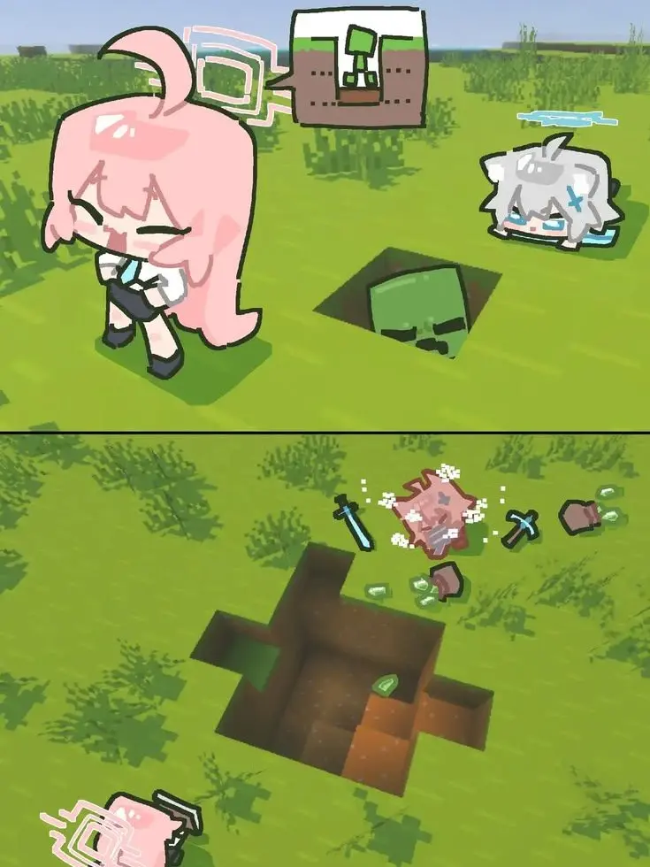 Maneki_Nekos7의 호시노, 시로코와 마크생활