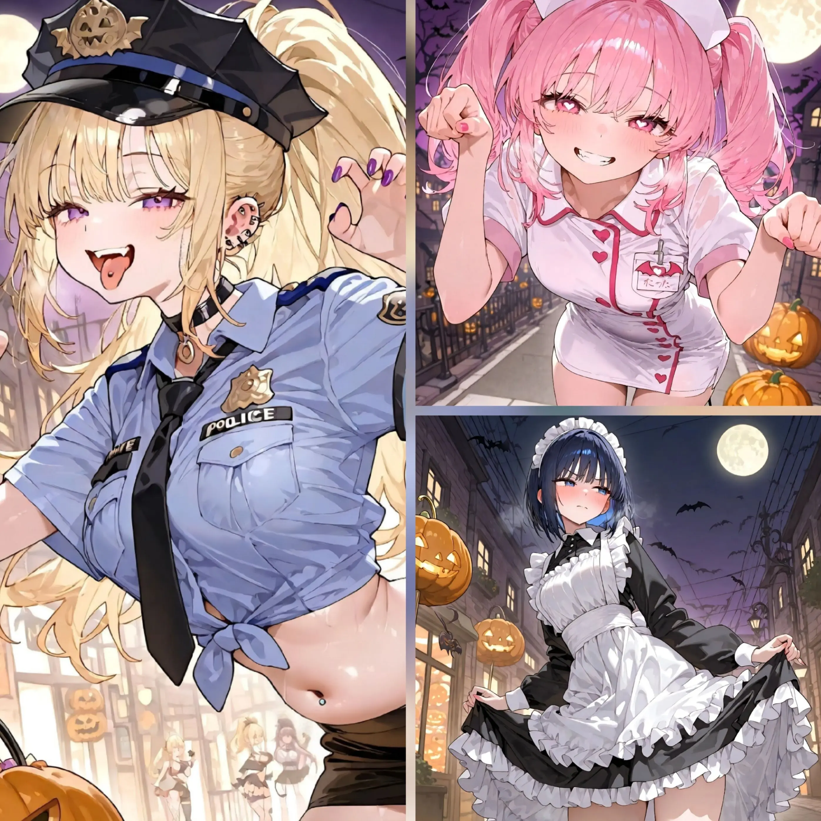 BrightAura2487의 方言ギャル3人組がハロウィン逆ナンパ🎃