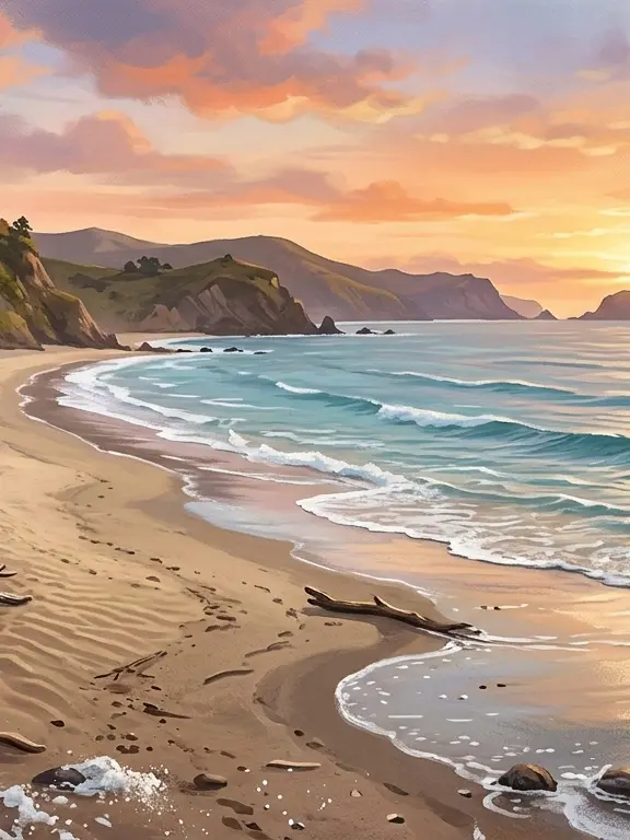 PurpleSnail5056의 砂浜の流砂