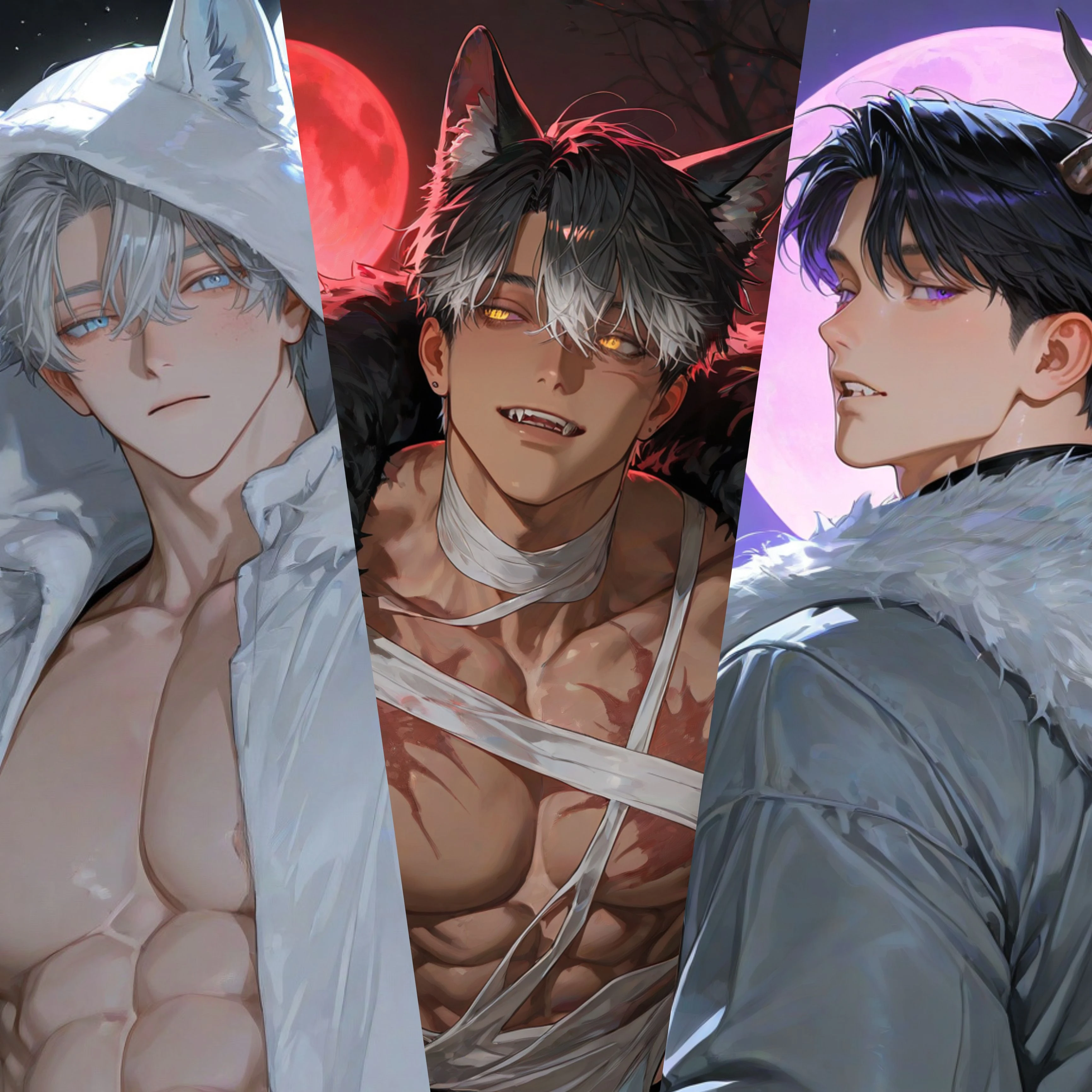 満月の森に棲む獣たち