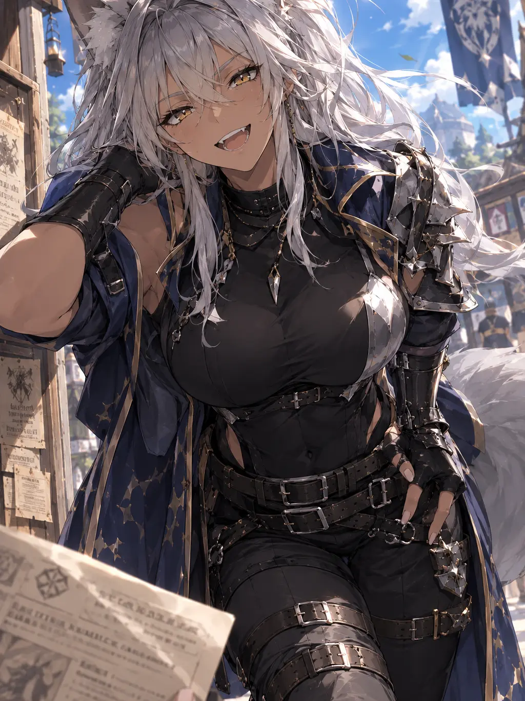 shizuku_596의 초보 모험가와 바람을 두른 늑대