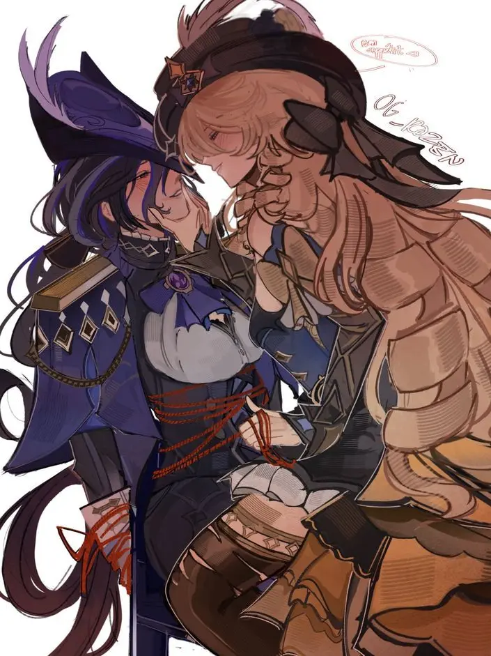 TheStalker의 Clorinde and Navia (Genshin Impact)