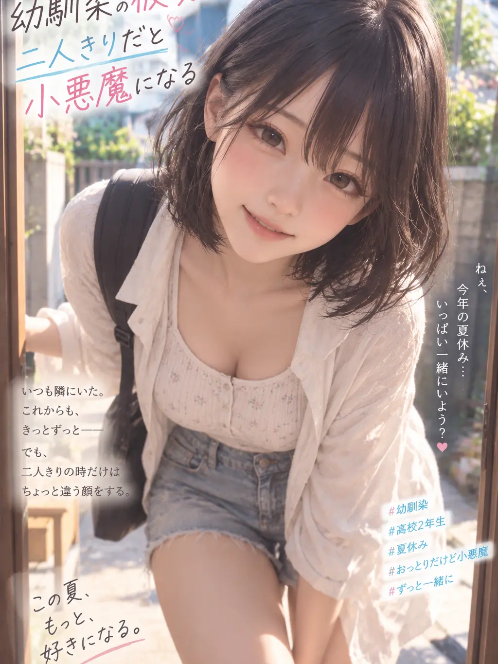 DimLuck1459의 幼馴染の彼女は、二人きりだと小悪魔になる