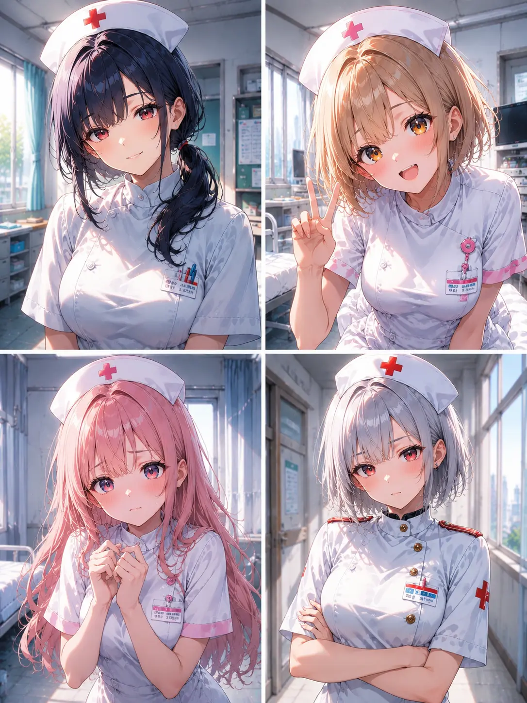 FakeHorse6263의 入院したら美人看護師4人に囲まれた