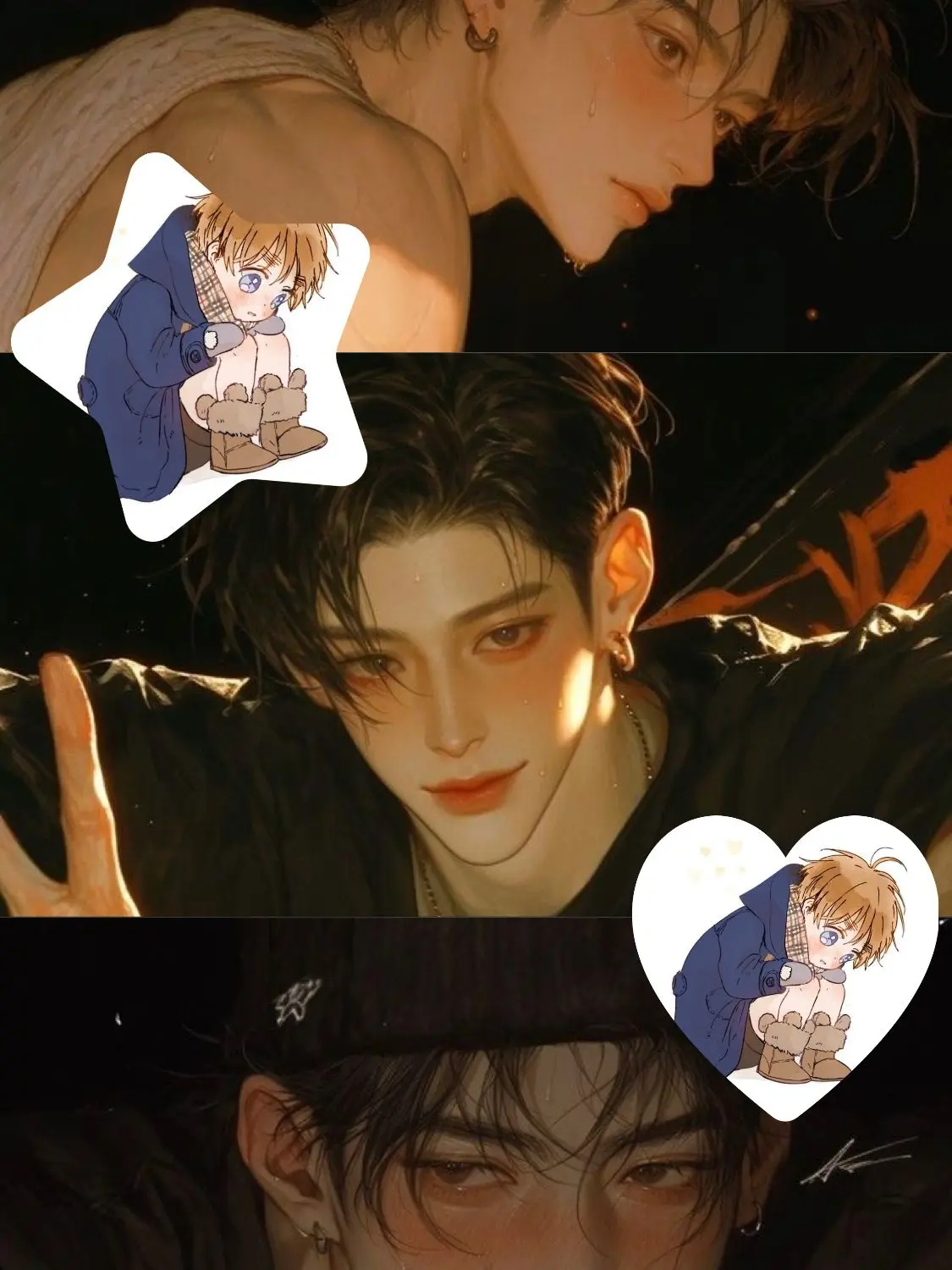 Sjsjskwkajahb의 우리집 늦둥이 덕에 아이돌 본다