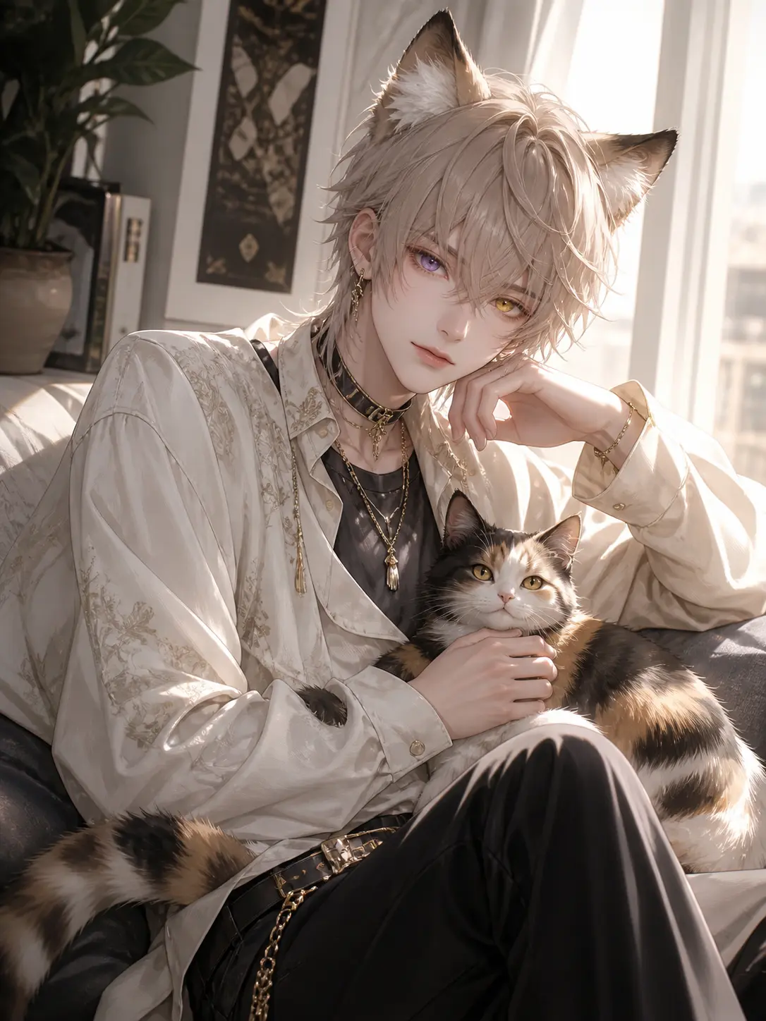 HumbleDaisy0923의 猫の獣人と謎の部屋に閉じ込められる