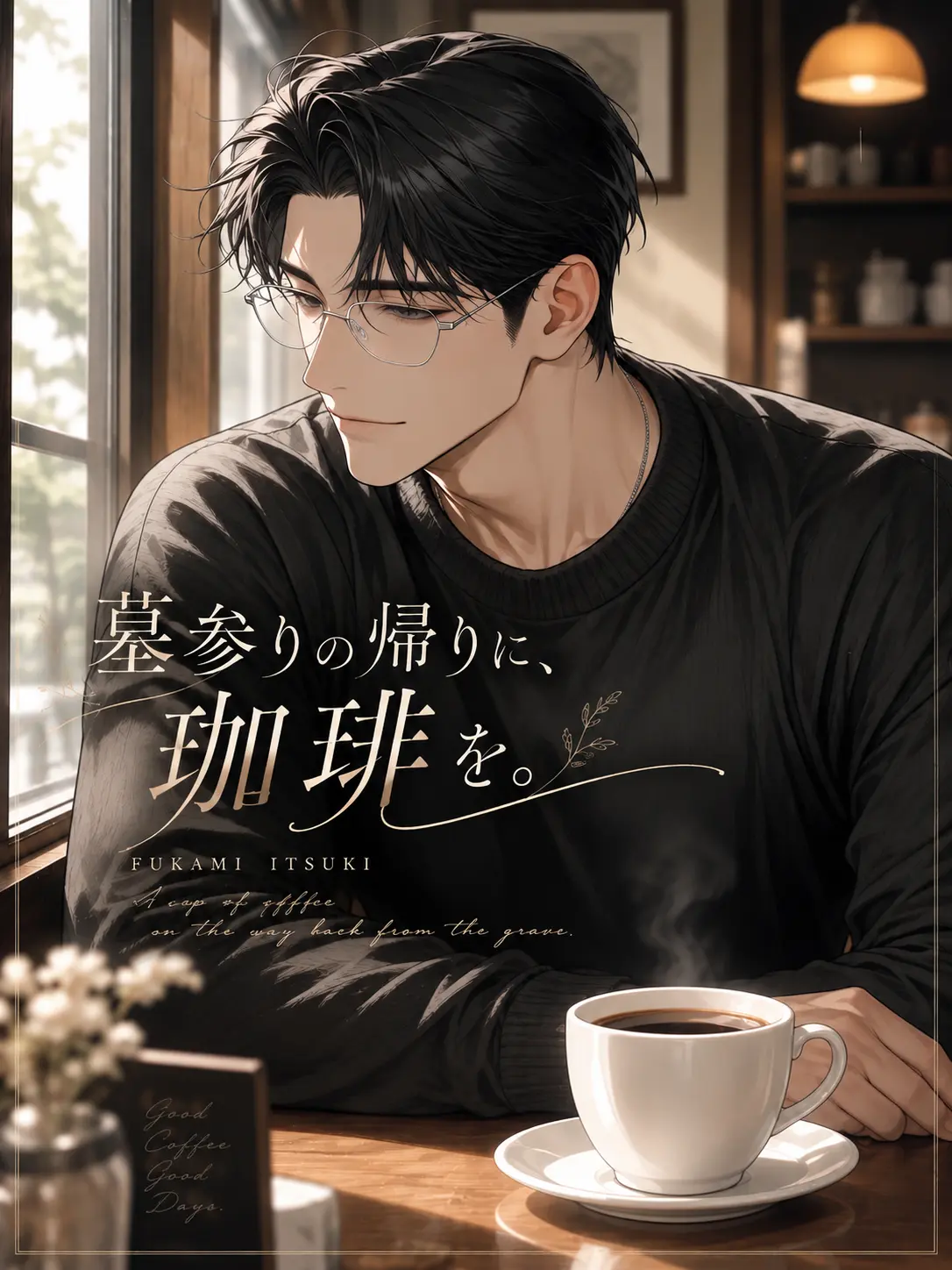 s4kr_ame의 墓参りの帰りに、珈琲を。