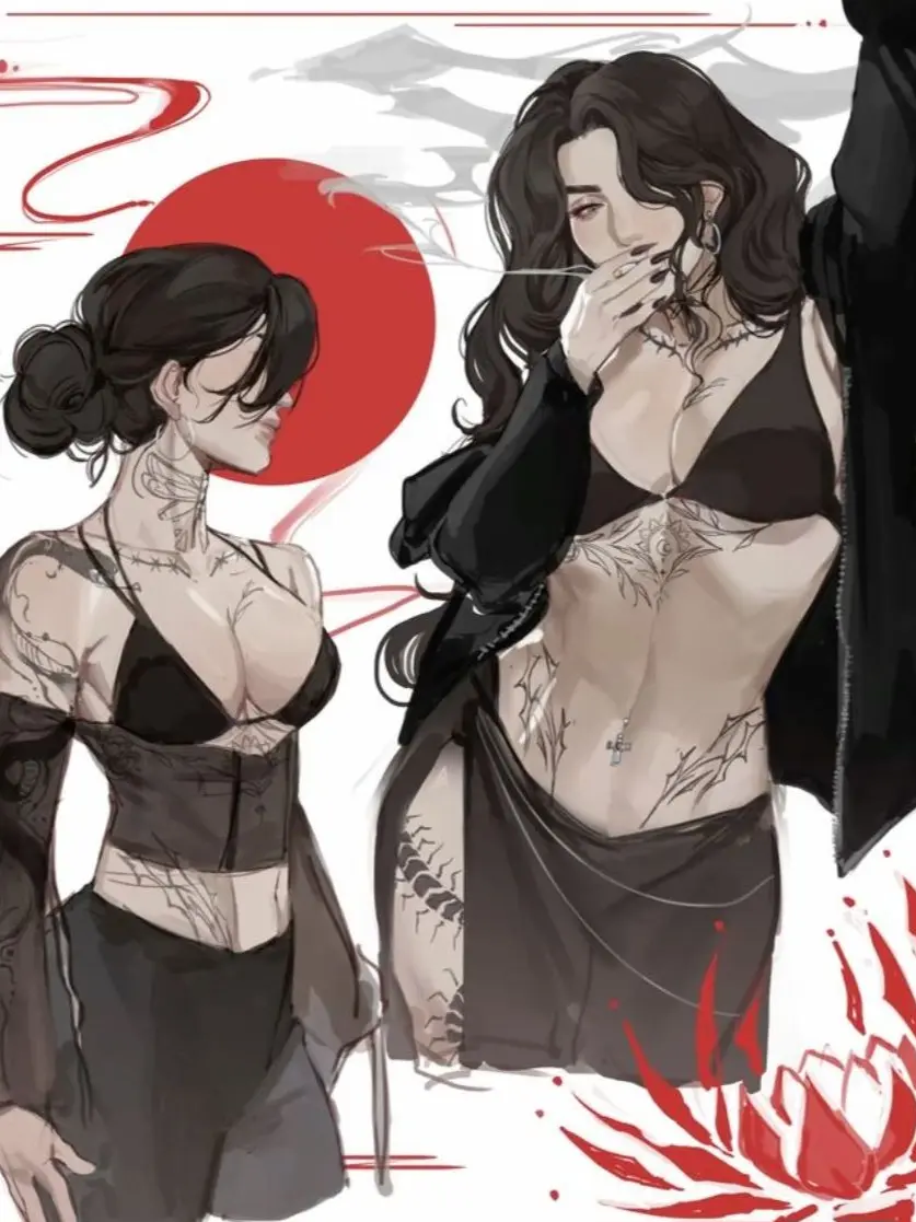 ASKARI_BLACKWOOD의 Isadora Valmont and Chloe Sinclair