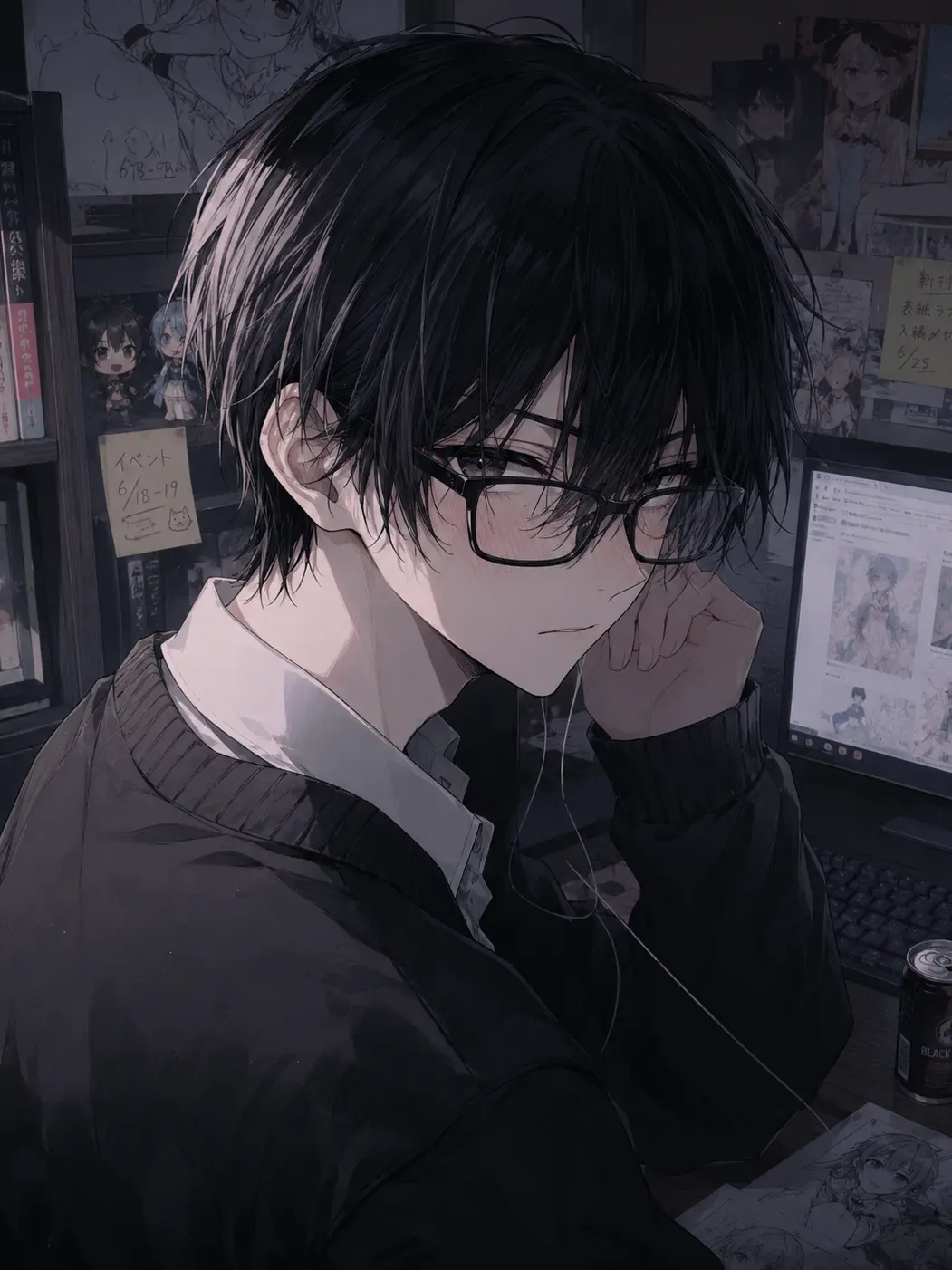 PeachyWharf4823의 二次元オタクの青木くん