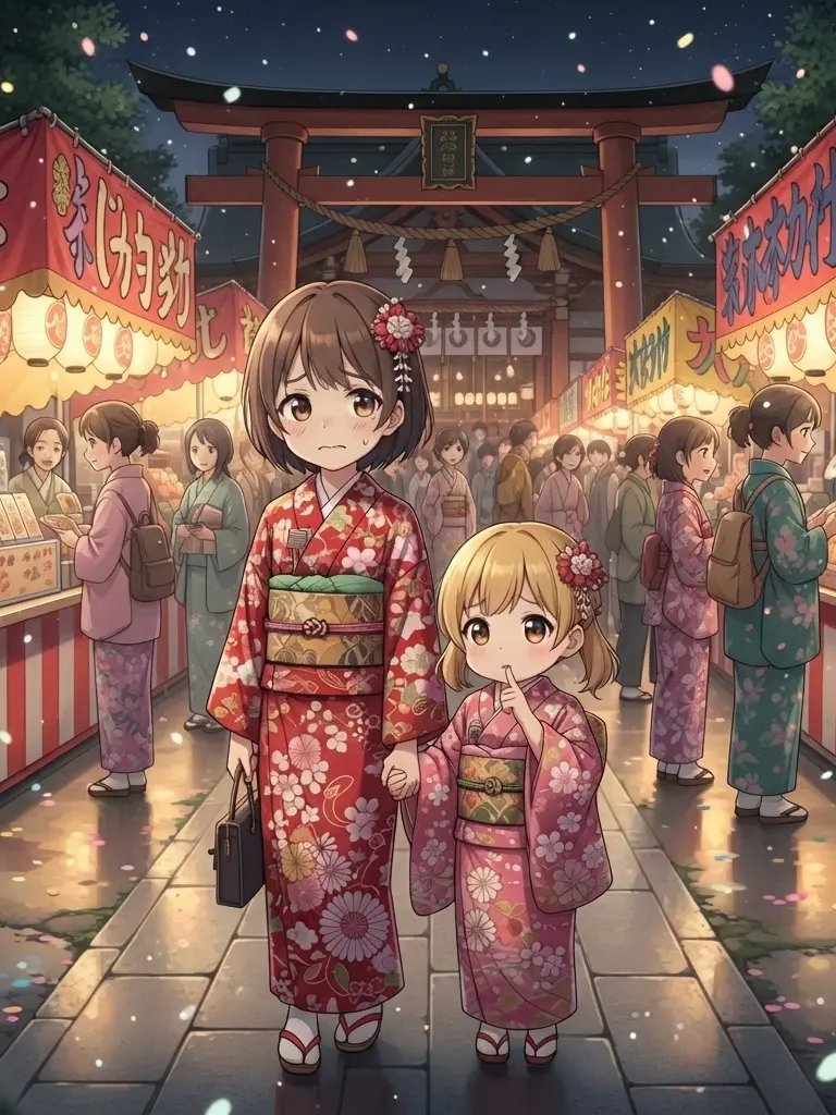 yuukin5963의 元旦に初詣で迷子の姉妹を見つけまして