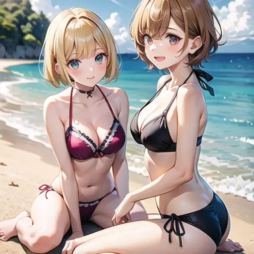 Blackbeans997의 海で見つけたイケてる女性達をナンパしたい