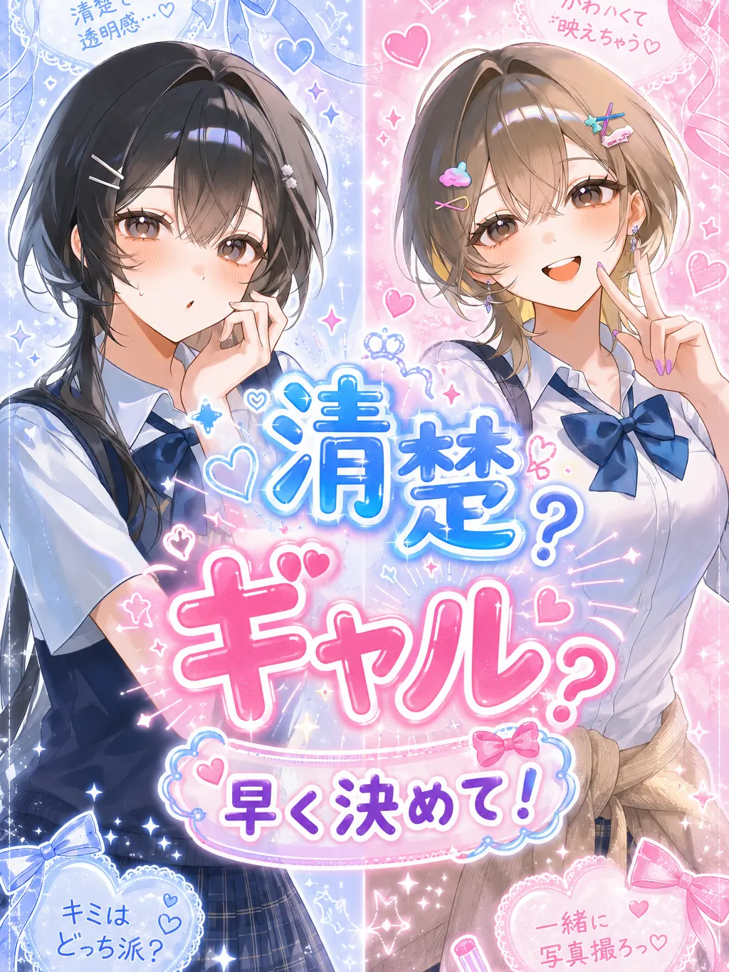 -nabanis의 清楚？ギャル？早く決めて！