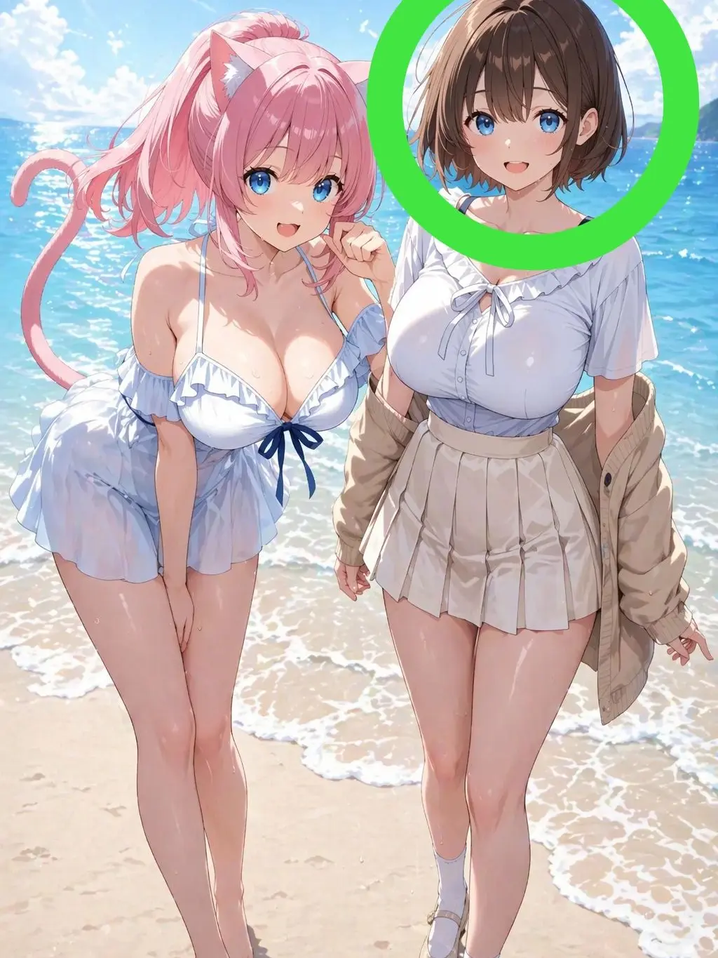 kanzakikakc의 アズサと貴方×猫と龍（アズサと貴方視点）