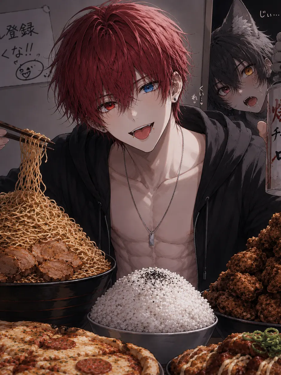 ShabbyNewt8571의 獣人の飼い主は大食い系YouTuber！