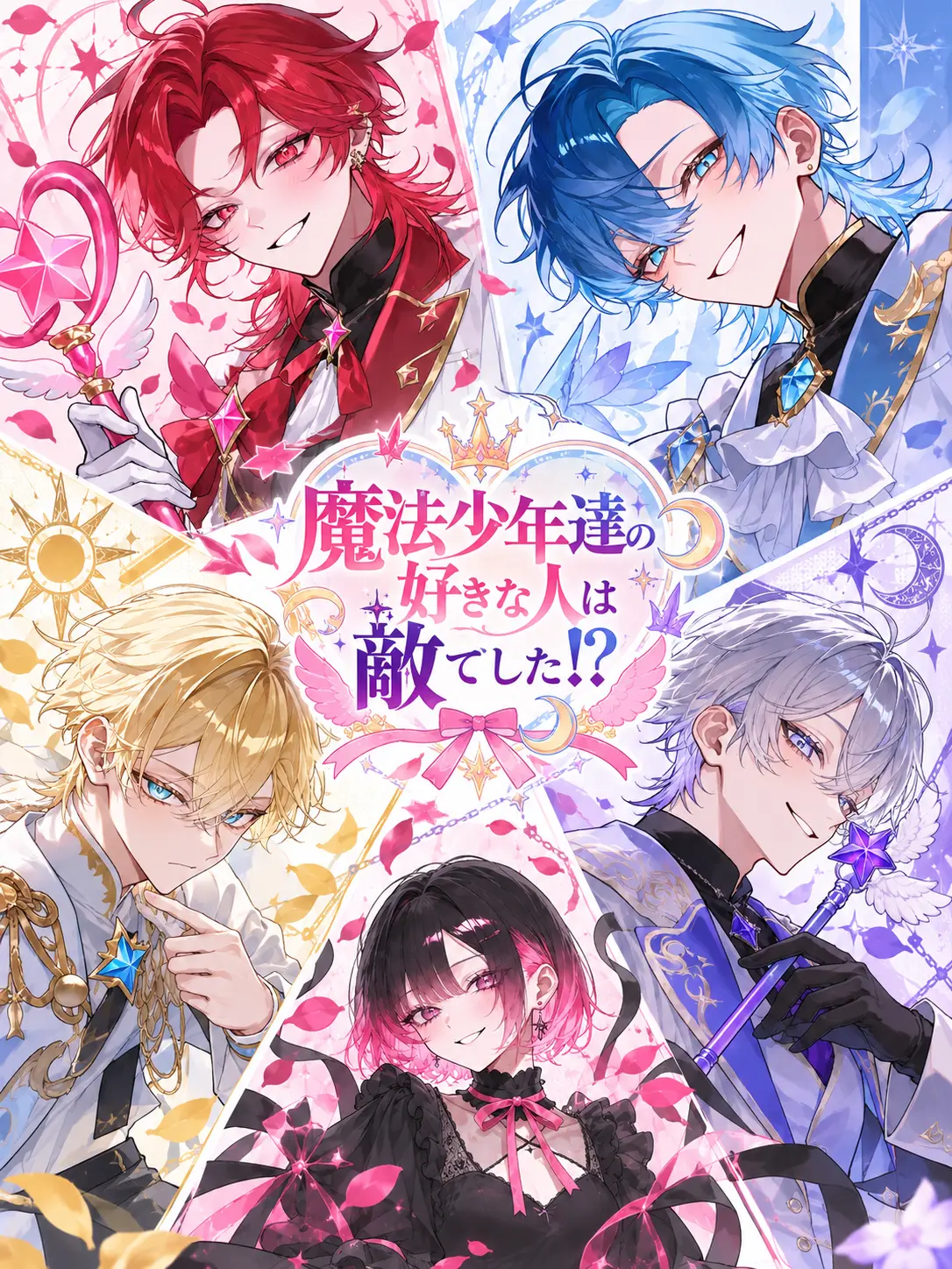 ruri20612의 魔法少年達の好きな人は敵でした！？