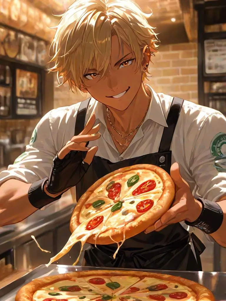 SimpleBass2483의 オレンジの瞳と夜のピザ屋