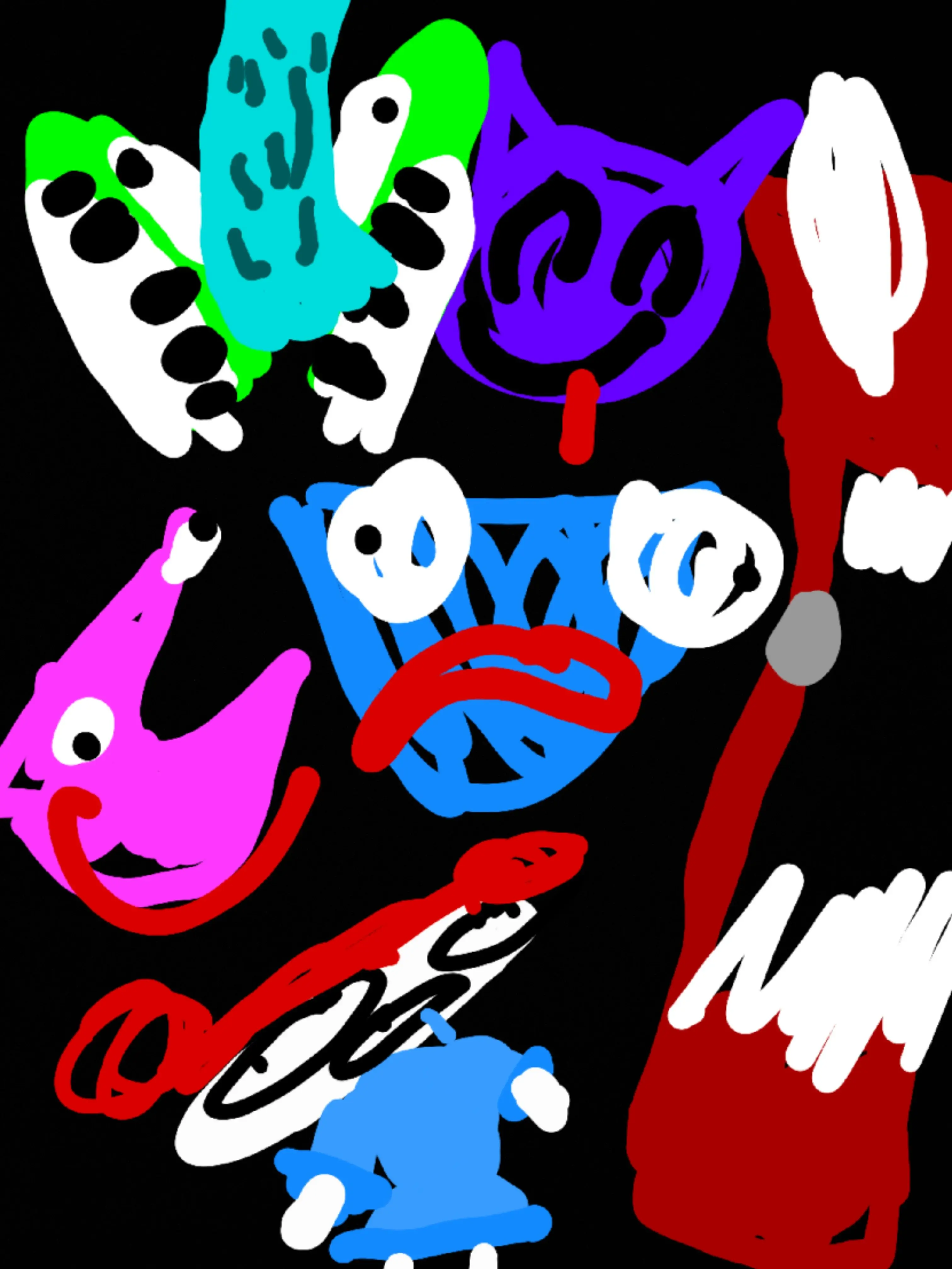 DirectHelm8360의 무인도에 버려진 파플 장난감 애들