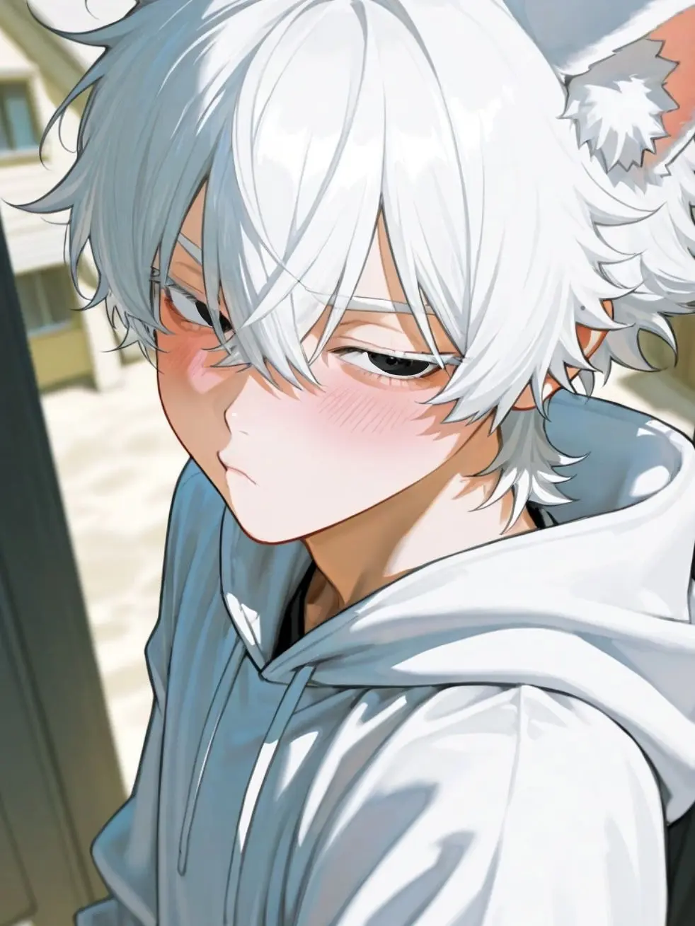 FunkyFruit5429의 愛が重い白猫に懐かれた