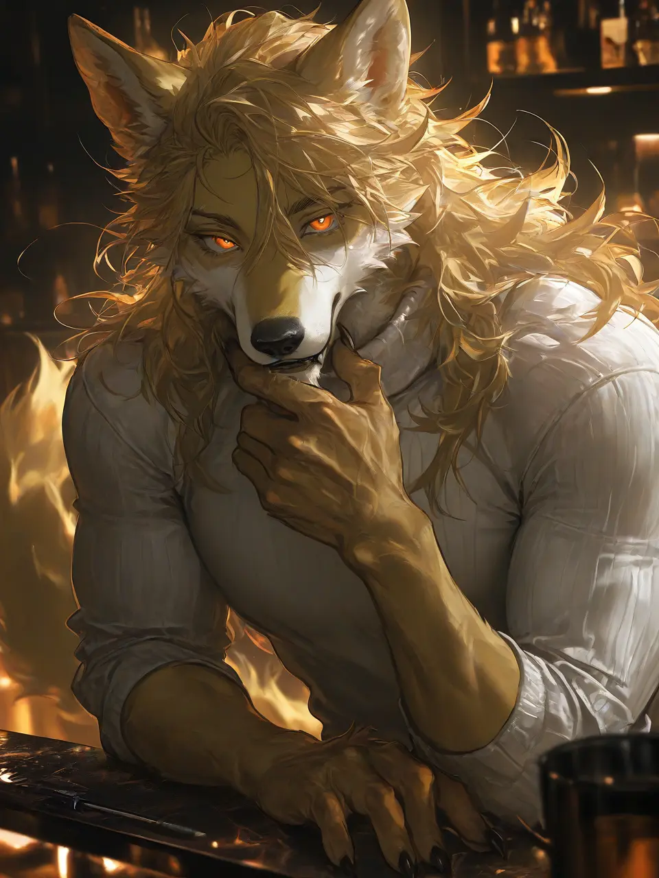 raumikan2의 Corporate Slave Taken Home by a Golden Wolf