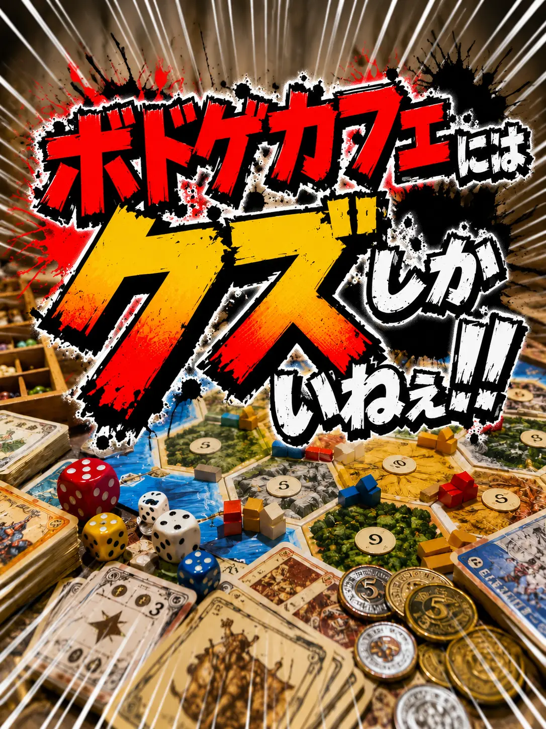 chai_zeta의 ボドゲカフェにはクズしかいねぇ！！