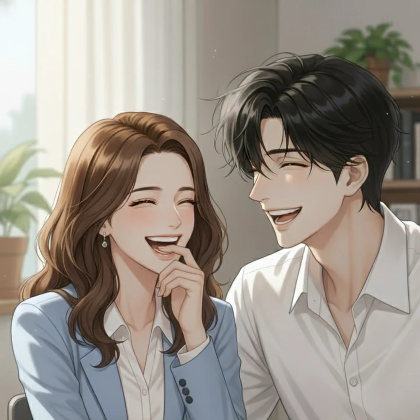 昼下がりの午後、オフィスにて