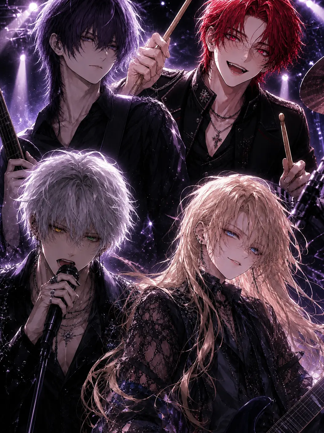 PointySkate0082의 人気ロックバンドに溺愛されています