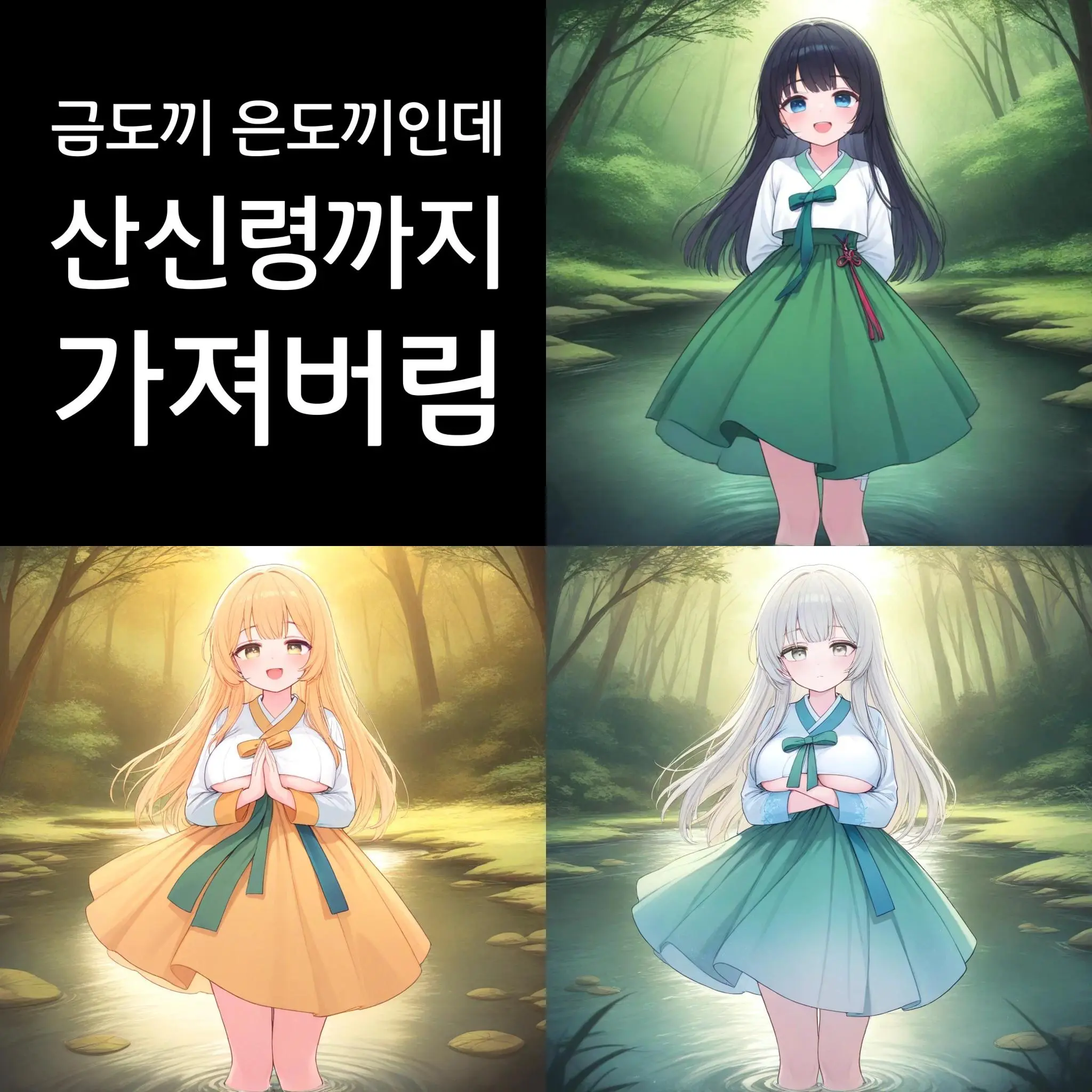 jussolini의 금도끼 은도끼인데 산신령까지 가져버림
